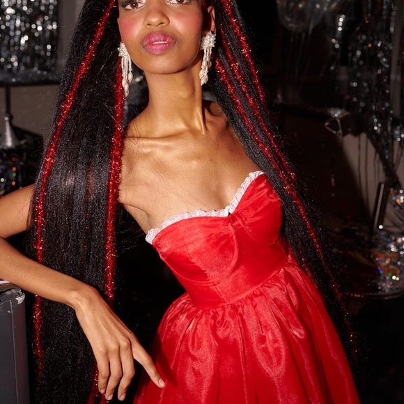 Selkie jingle bell rock French corset dress - Picture 3 of 6